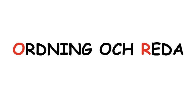 Städföretaget Ordning och Reda logotyp.