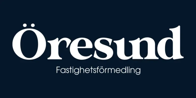 Mäklarbyrån Öresund Fastighetsförmedlings logotyp.