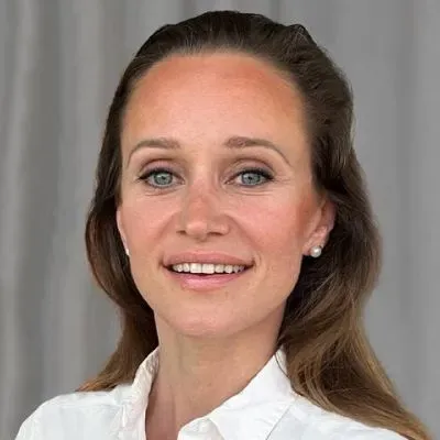 Mäklaren Pauline Ljung hos Skeppsholmen Sotheby's International Realty.
