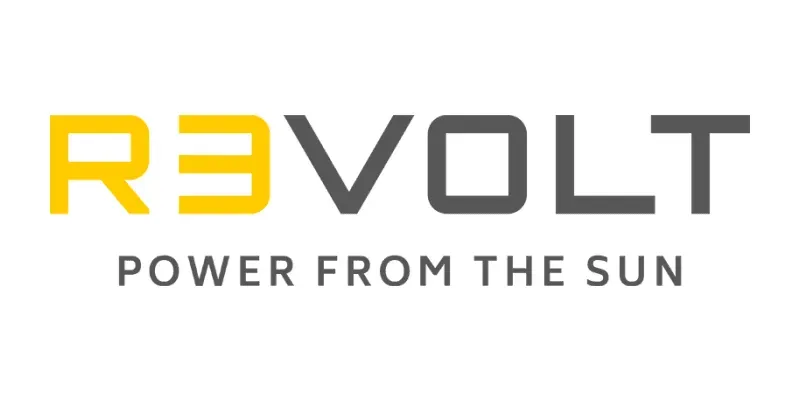 Solenergiföretaget Revolts logotyp.