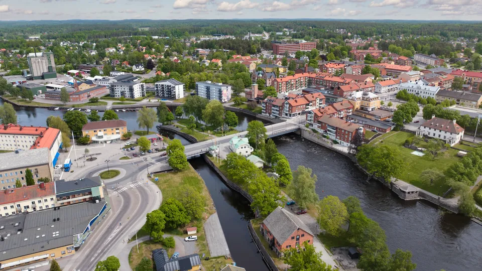 Vy över Säffle.