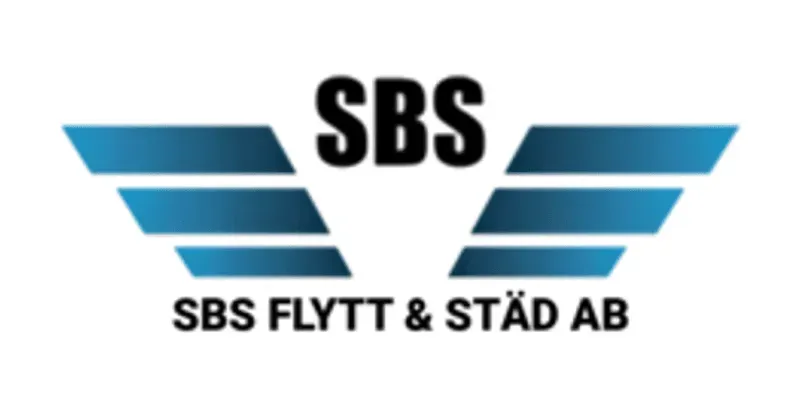 Logotyp för flyttfirman SBS Flytt & Städ AB