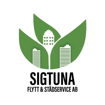 Flyttfirman Sigtuna Flytt & Städservice AB:s logotyp.