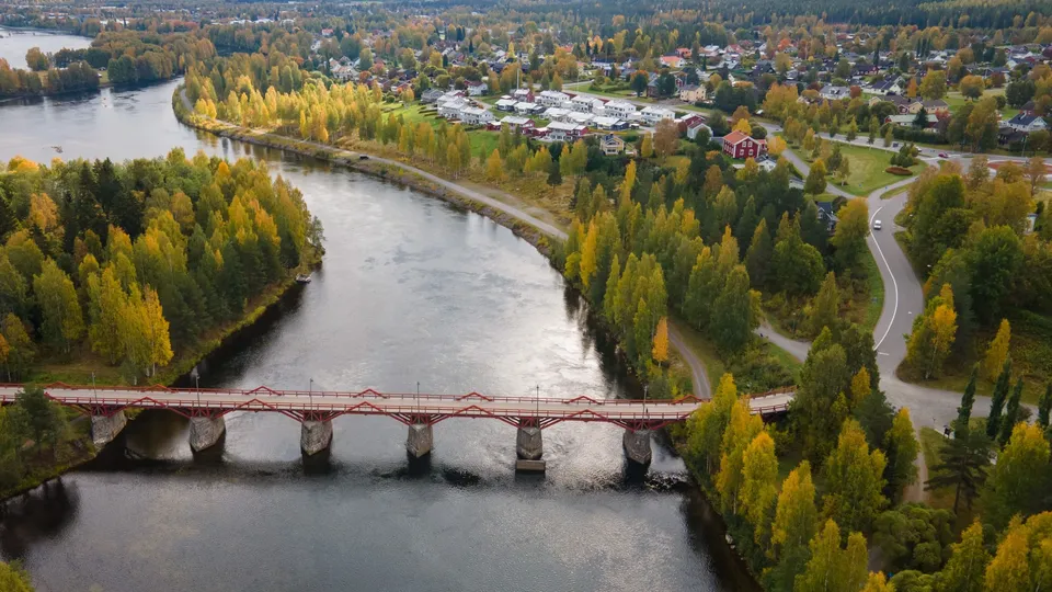 Vy över Skellefteå.