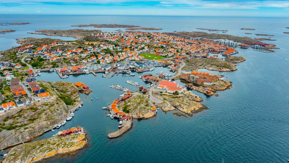 Vy över Smögen.