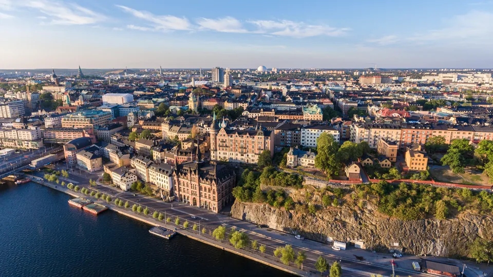 Vy över Södermalm.