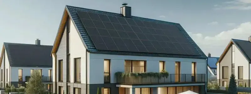 Solpro GmbH – modernes Einfamilienhaus mit vollflächiger Photovoltaikanlage auf dem Satteldach