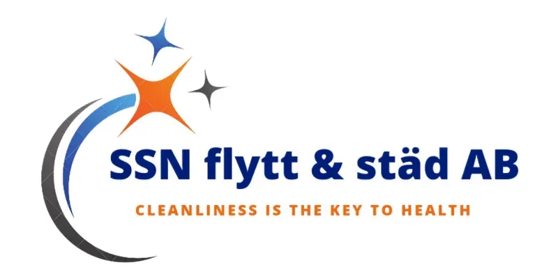 Städfirman SSN flytt & städ AB:s logotyp.