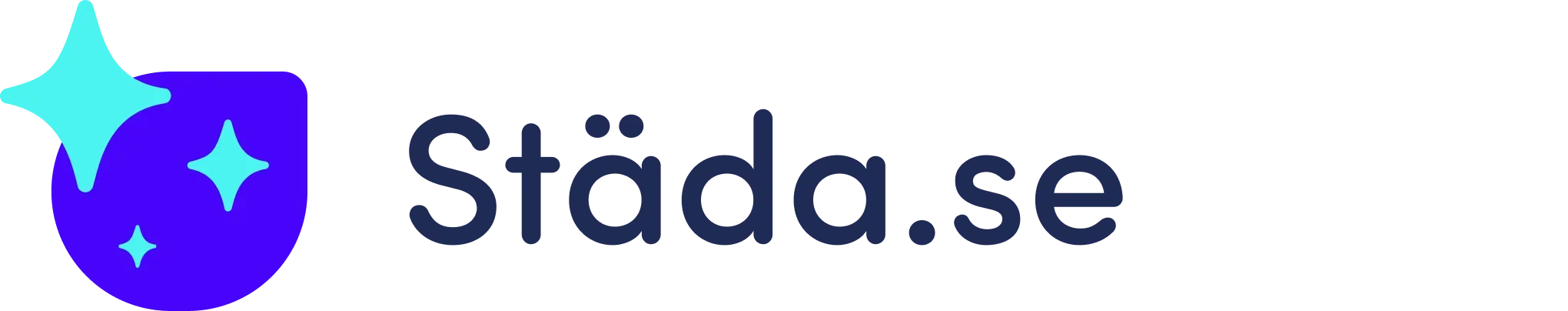 Städa.se-logotyp med lila och turkos.