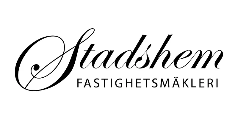 Mäklarbyrån Stadshems logotyp.