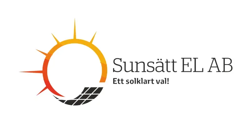 Solcells- och batteriföretaget Sunsätt El AB logotyp.