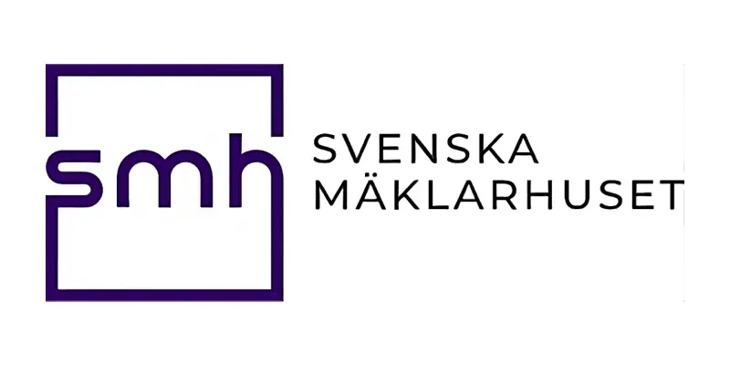 Logotyp från mäklarbyrån Svenska Mäklarhuset.