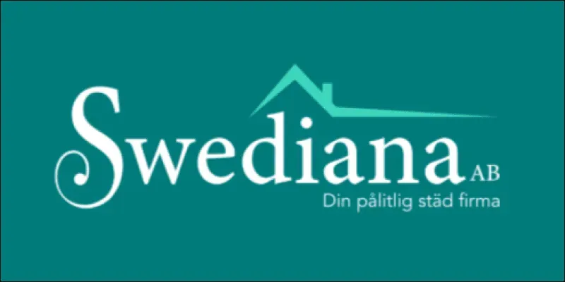 Städ- och flyttfirman Swediana logotyp.
