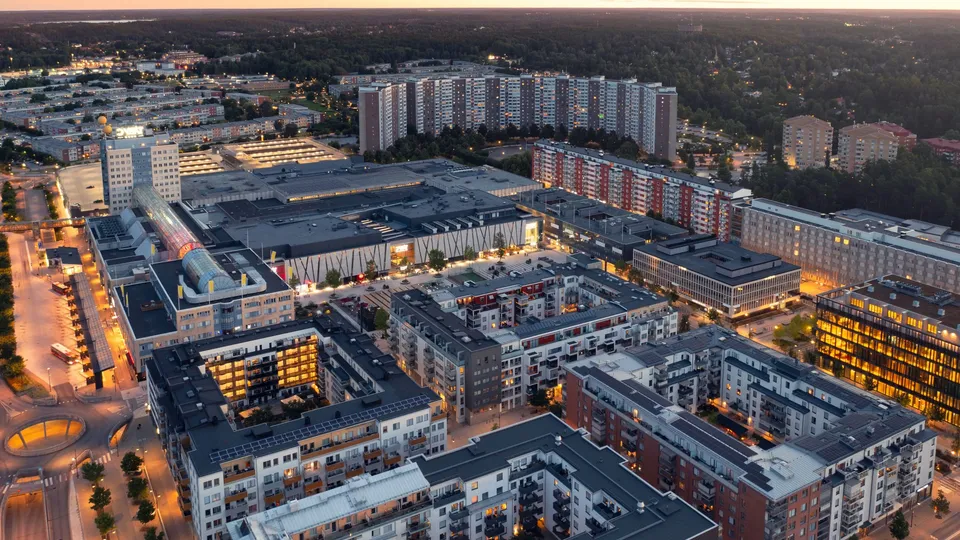 View of Täby.