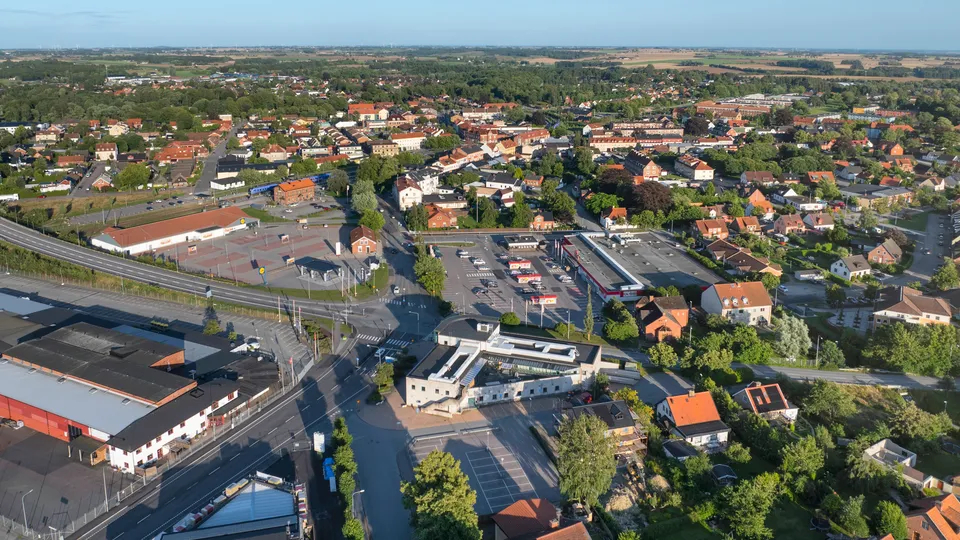 Vy över Tomelilla.