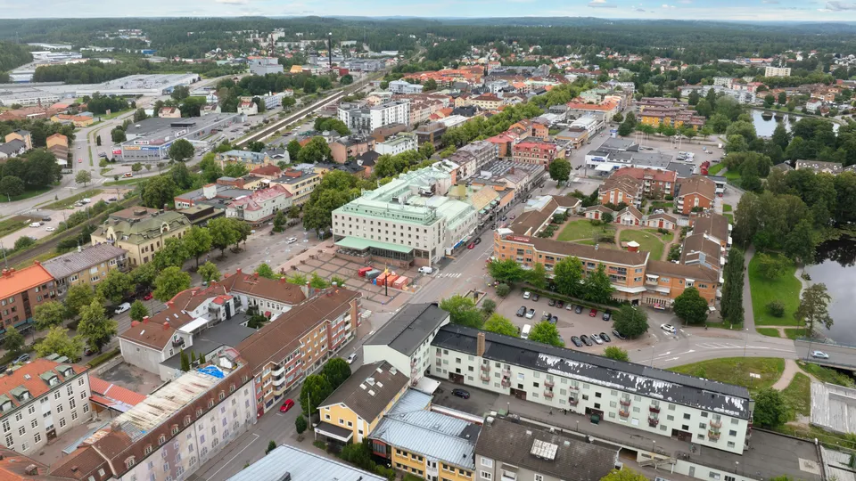 Vy över Tranås.
