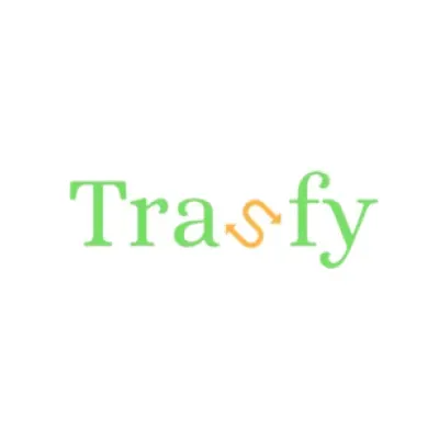 Flyttfirman Trasfys logotyp.