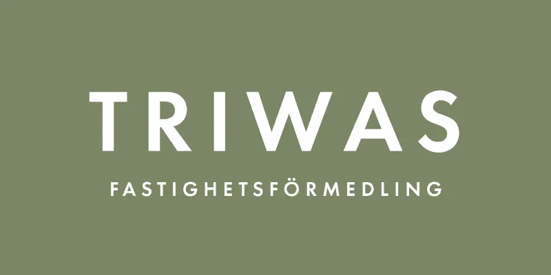Mäklarbyrån Triwas Fastighetsförmedlings logotyp.