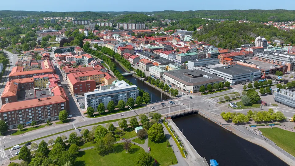 Vy över Uddevalla.