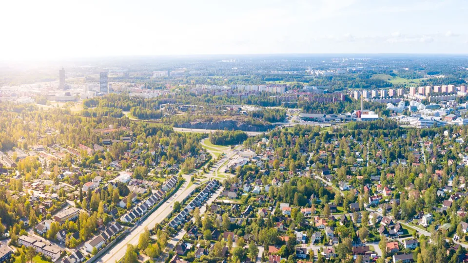 View of Upplands-Väsby.