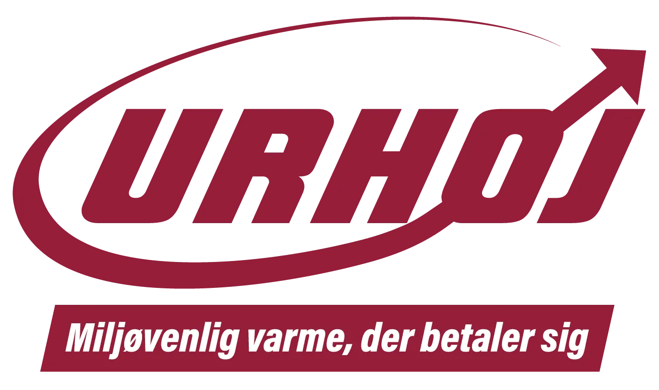 URHØJ-logo med pil pegende opad og dansk tagline.