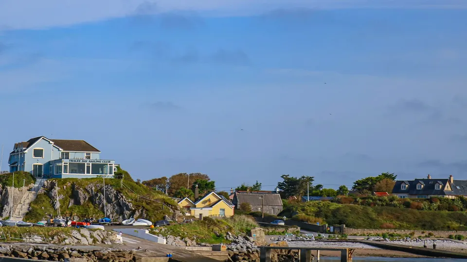 A view of the coast in Tralee, County Kerry