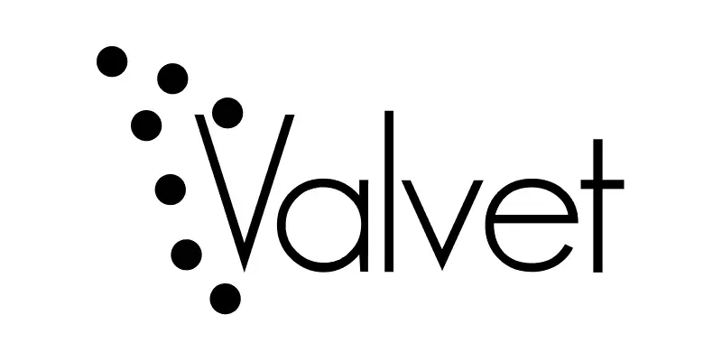 Mäklarbyrån Valvets logotyp.