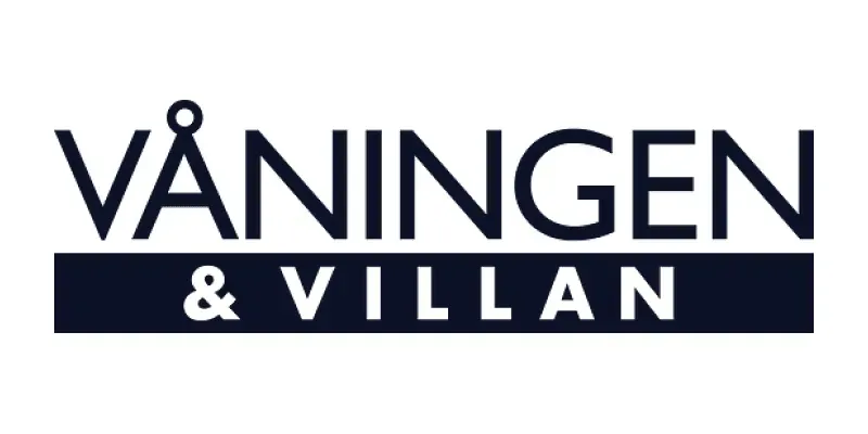 Mäklarkedjan Våningen & Villans logotyp.