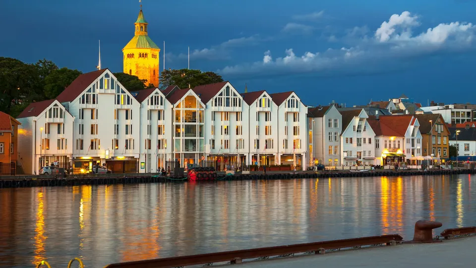 Varmepumpe i Stavanger: brygge i Stavanger by