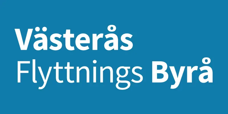 Flyttfirman Västerås Flyttningsbyrås logotyp.