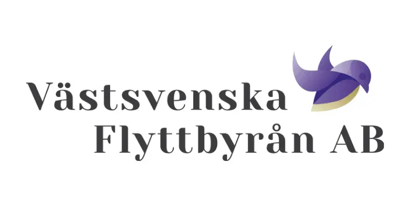 Flyttfirman Västsvenska Flyttbyrån AB:s logotyp.