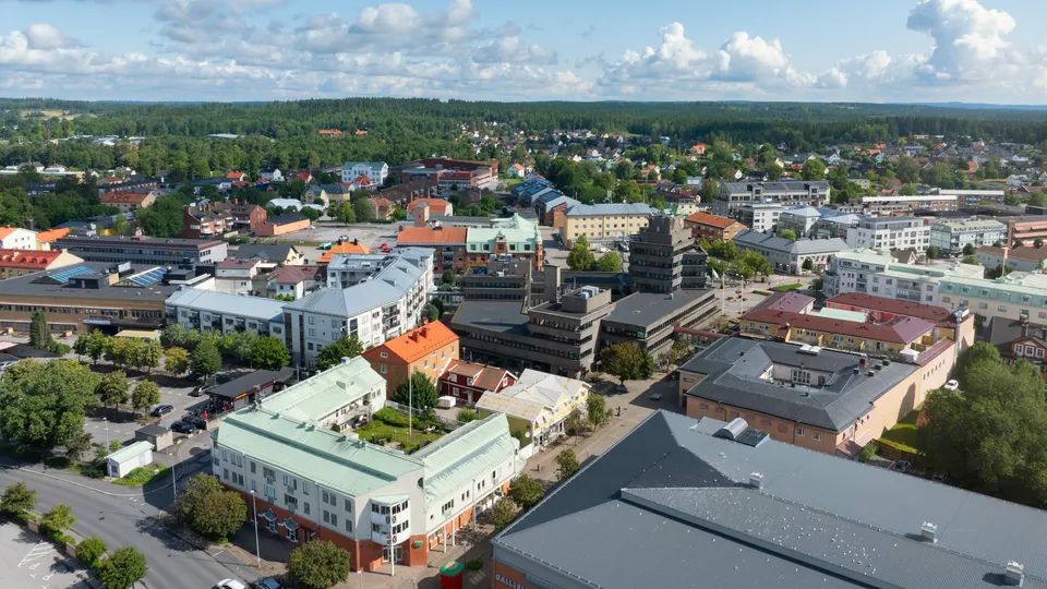 Vy över Vetlanda.