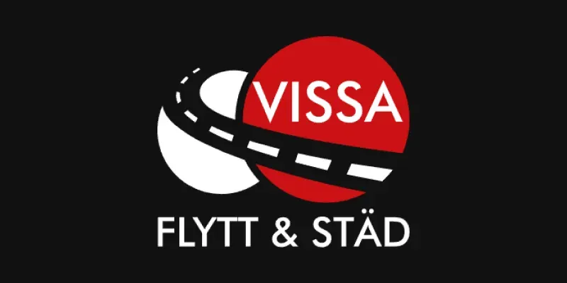 Logotyp från flyttfirman Vissa Flytt & Städ i Malmö.