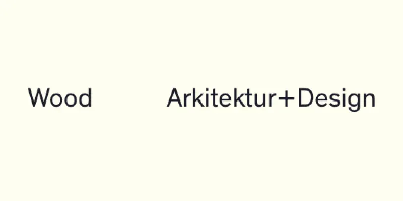 Logoen til Wood Arkitekt og Design
